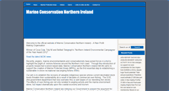 Desktop Screenshot of marineconservationnorthernireland.co.uk